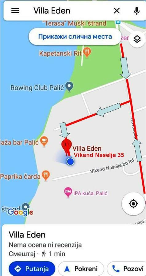 Vila Eden Palić Εξωτερικό φωτογραφία